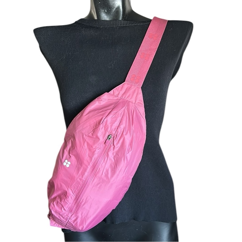 Sweaty Betty London Pink Utility Bum Bag Fanny Pack Crossbody Sling Bag Gym Bag